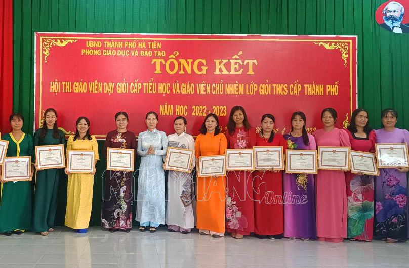 Hà Tiên có 82 giáo viên dạy giỏi cấp thành phố
